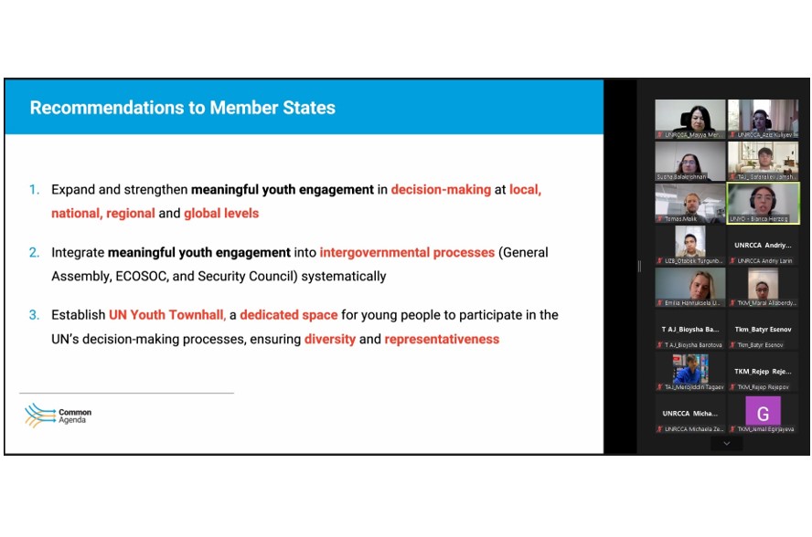 YOUTH 2030 - A STRATEGIC FRAMEWORK FOR YOUTH ENGAGEMENT | UNRCCA