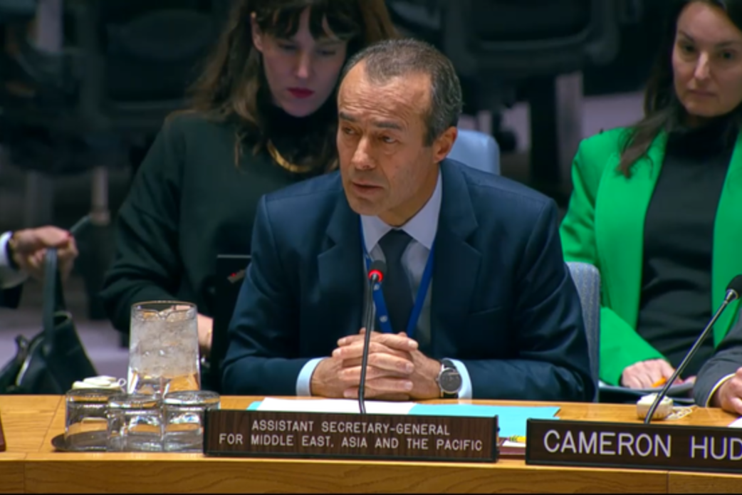 ASG Khiari briefs the Security Council on Sudan