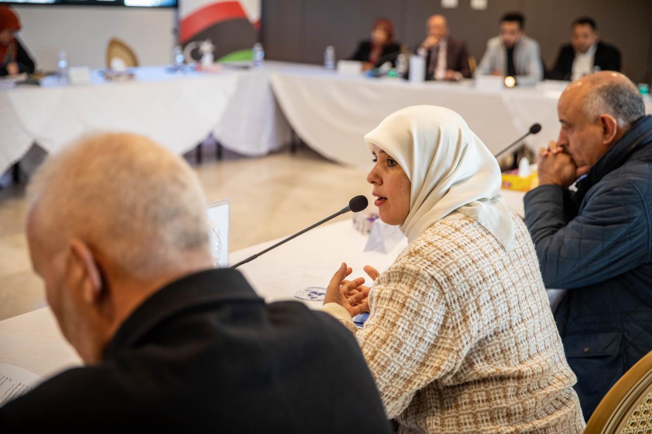 Deliberations among members of the Governance track in the Structured Dialogue