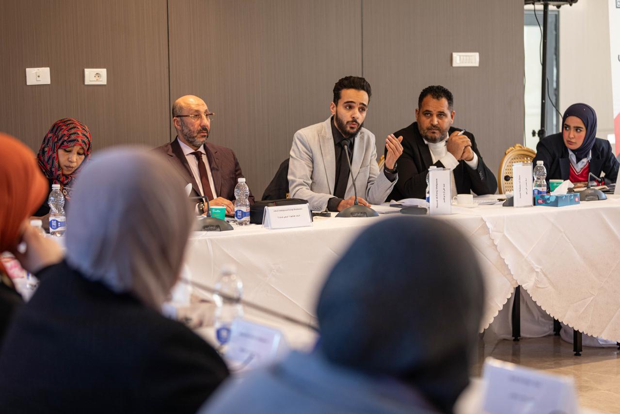 Deliberations among members of the Governance track in the Structured Dialogue