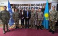 SRSG KAHA IMNADZE VISITS KAZAKHSTAN PEACE OPERATIONS CENTRE (KAZCENT) IN ALMATY