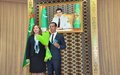 SRSG NATALIA GHERMAN PARTICIPATES AT THE CEREMONY OF GRANTING PASSPORTS TO PERSONS ADMITTED TO THE CITIZENSHIP OF TURKMENISTAN
