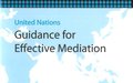 United Nations Guidance for Effective Mediation