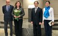 Special Representative of the UN Secretary-General for Central Asia, Head of UNRCCA Natalia Gherman visits China